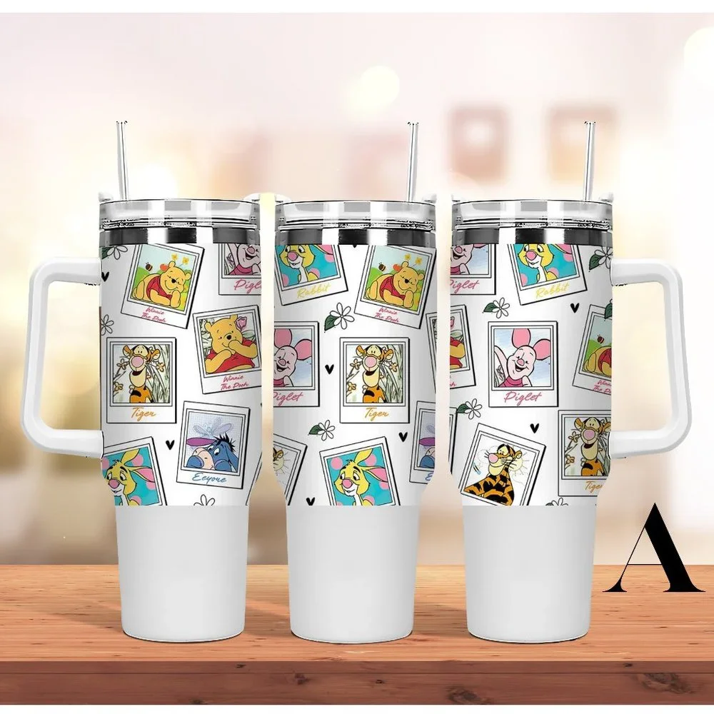 Disney Winnie the Pooh Brand new 40 oz double wall stainless travel office tumbl - Picture 6 of 9